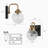 Yedidal Dimmable Armed Wall Sconce