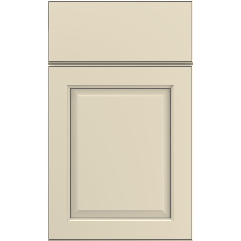 Dwelling Value Greystone Door Sample, Parchment/Nickel Glaze, Maple