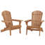 Ensemble de 2 chaises Adirondack pliantes pour l'extérieur