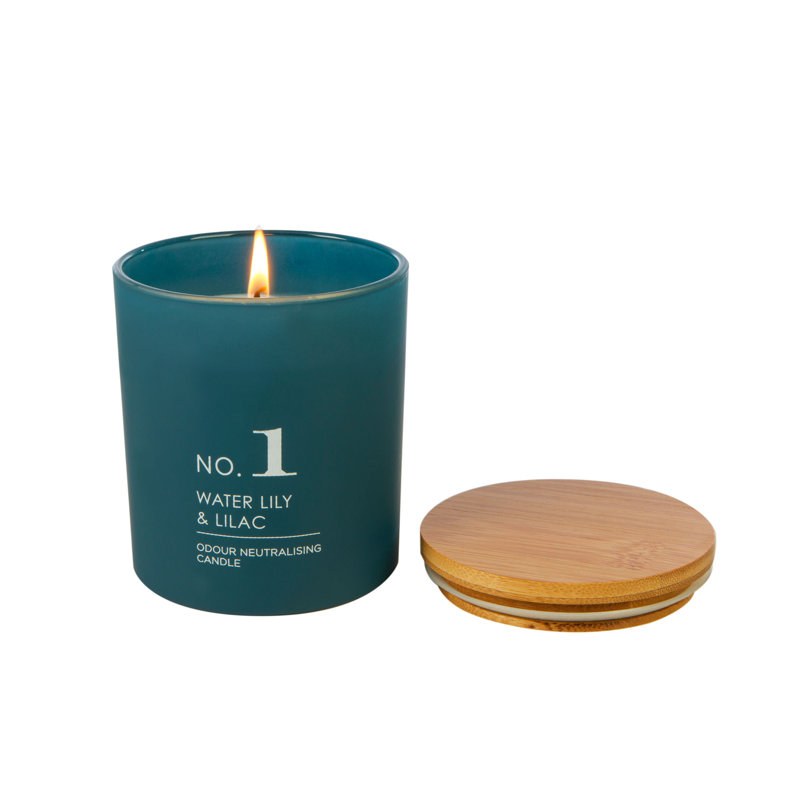 Homescenter Water Lily & Lilac Scented Jar Candle
