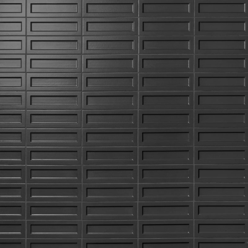 Arlo 3X11 3D Matte Ceramic Wall Tile, Black