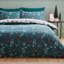 Brushed Cotton Christmas Holly and Mistletoe Duvet Cover Set-116817516