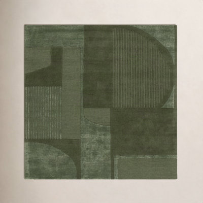 Mesmer Hand-Tufted Geometric Wool Rug