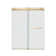 44" - 48" W x 77" H Contemporary Frameless Double Sliding Shower Door with 3/8" Clear Glass