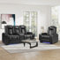 2-Piece Modern Soft Upholstered Living Room Set