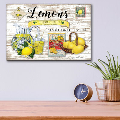 «Rustic Kitchen Fruit Art B» par Jean Plout, art mural en verre acrylique
