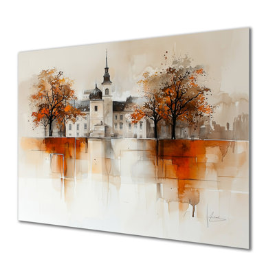 Vienna Horizon In Summer II - Cityscapes Metal Wall Art, Vienna Metal Print