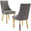 Chaises de salle à manger rembourrées en bois massif American Traditional-1950333209-1950333217