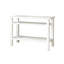 Console Table Slim Side Desk with Drawers for Living Room White