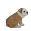 Statue chiot bouledogue