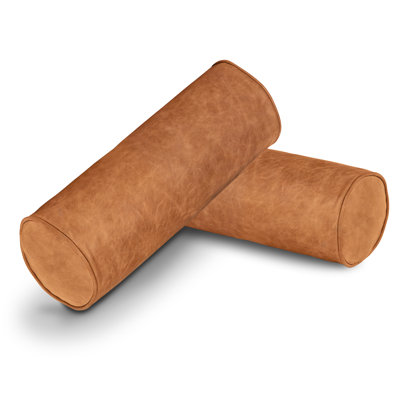Coussin en cuir véritable Napa