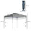 Ahtziri 3m x 3m Steel Pop-Up Gazebo-608063530