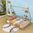 Full Wooden Frame Floor Bed With Door-1406549086