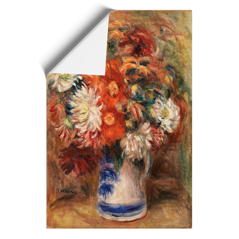 Bouquet Of Flowers Vol.1 by Pierre-Auguste Renoir - No Frame Painting, 42cm H x 30cm W x 0.1cm D