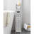 Bathroom TP Storage Cabinet – Compact Stand For Mega Rolls, White Finish