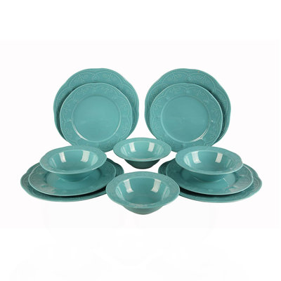 Fulya 12 Pieces Dinnerware Set