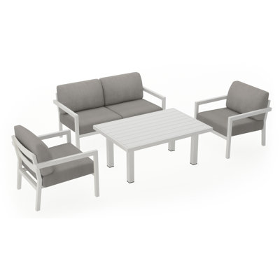 Pacifica Outdoor 4 - Piece Conversation Set