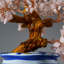 Genuine Rose Quartz Bonsai Tree in Round Ceramic Pot (8.5")