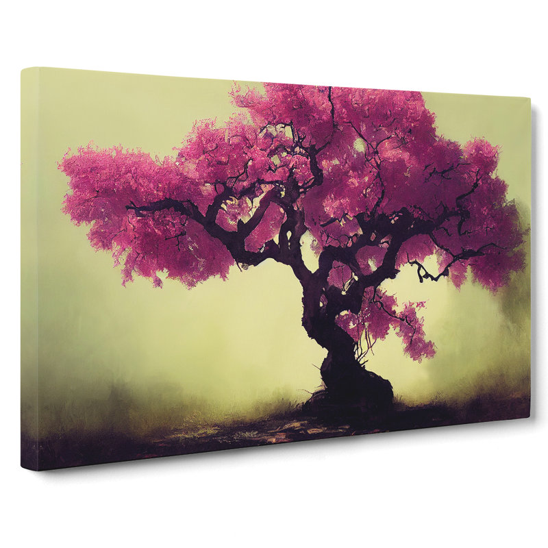 Charming Blossom Tree - Wrapped Canvas Print