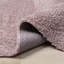 Rug Branch 4' X 6' (3'11" X 5'11") Tonal/Solid Indoor Area Rug, Pink , Contemporary Modern - Living Room, Bedroom, Dining Room, And Kitchen-666305445