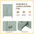 Compact Solid Wood Vanities With Sink, Modern Green Design For Space-saving Storage