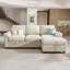 Canapé-lit modulaire en U avec lit escamotable et méridienne de rangement Ahn-30534044-240322795
