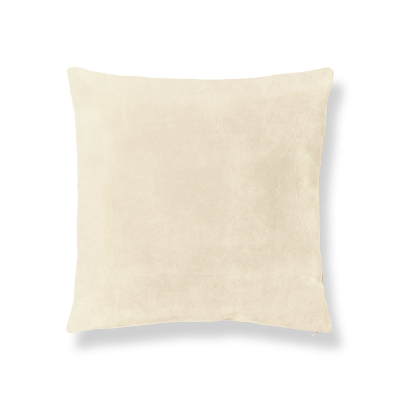 OREILLER GEEDGIA SUEDE, Crème anglaise