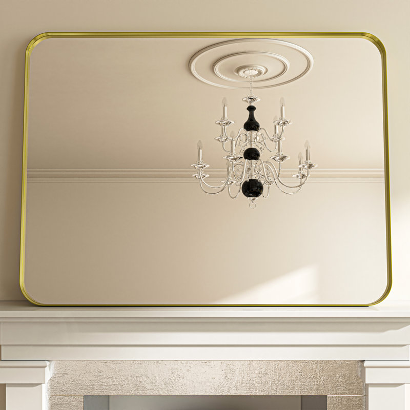 Miroir mural Tahleek, Noir, 48 po x 40 po