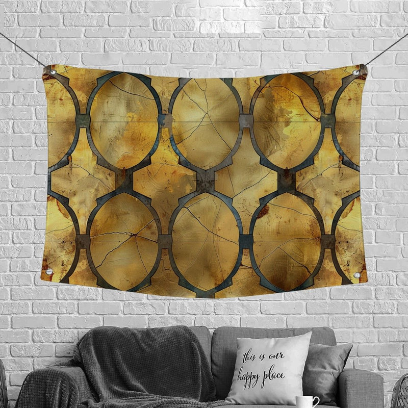 Tapisserie en microfibre, H 50 po x l 60 po