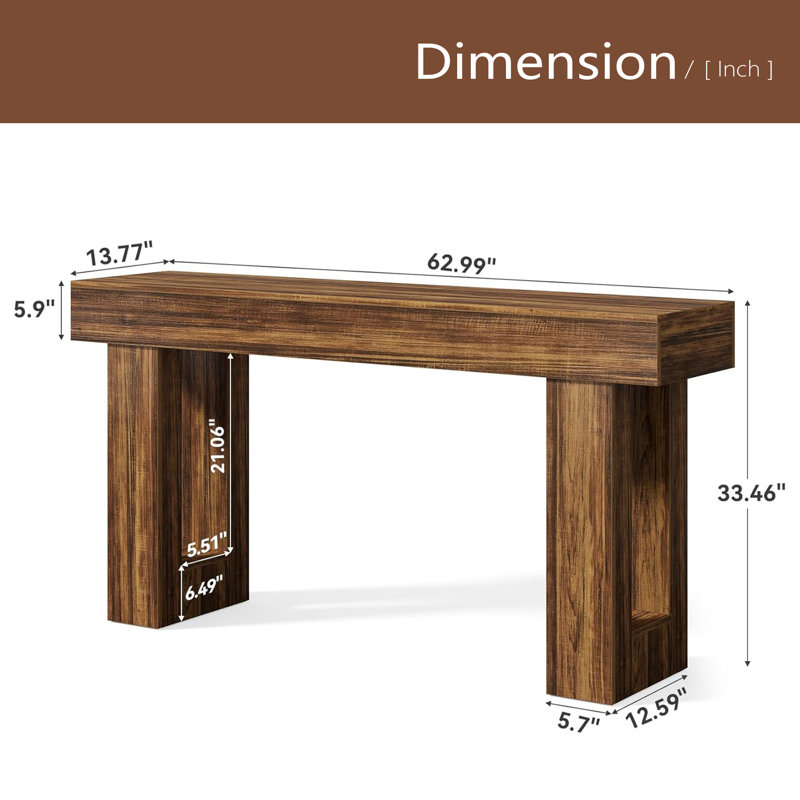 Console Elegant, Brun rustique