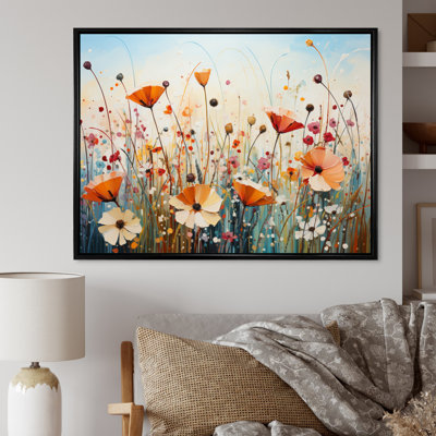 " Wildflowers Field Pointillism Dot II "