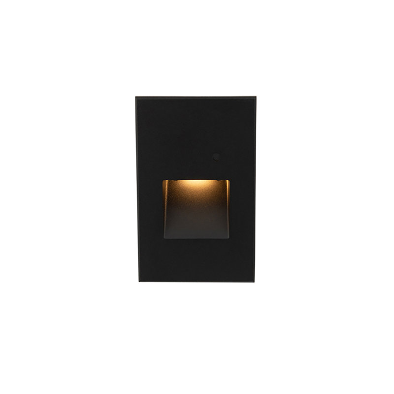Integrated LED Step Light, Black, 2000K