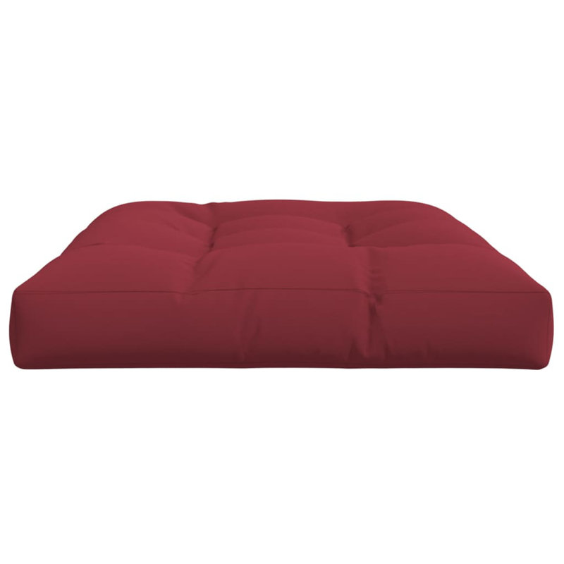 Outdoor Seat Cushion, 4.7", Wine Red, 47.2" W x 31.5" D