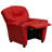Contemporary Kids Recliner with Cup Holder-56801096