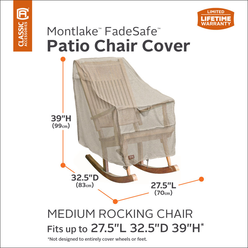 Housse de chaise Searcy, H 40 po x l 30 po x P 35 po