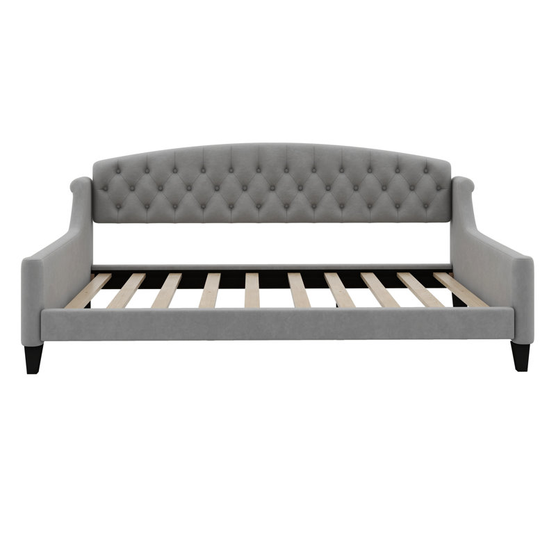 Breannon Upholstered Daybed, Gray, Full / Double