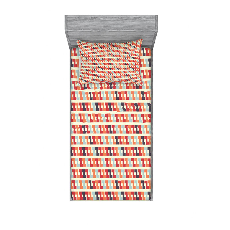 Microfiber Sheet Set, Twin XL Sheet Set with Fitted Sheet