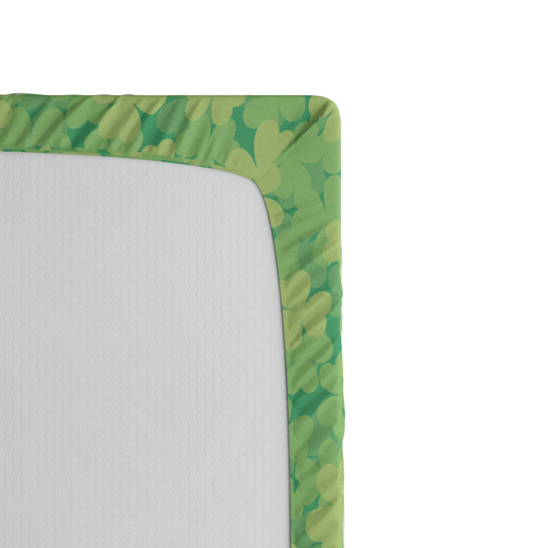Microfiber Floral Fitted Sheet, Twin XL Fitted Sheet