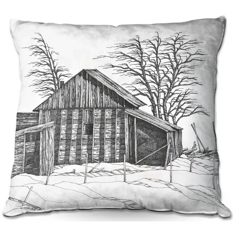 Couch Rustic 1 Throw Pillow, 16" x 16"
