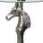 Equestrian Accent Table - Nickel Plated