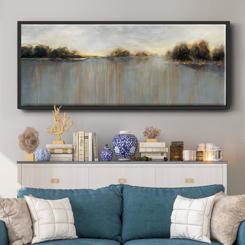 Rain at Dawn- Framed Canvas