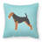 Airedale Indoor/Outdoor Throw Pillow-32011600-32011601