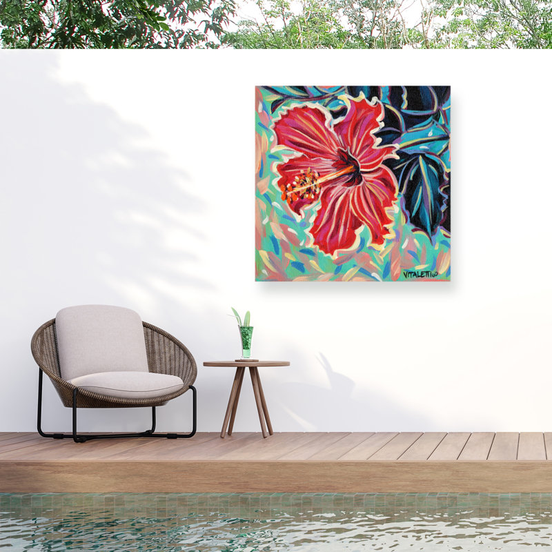 «Hawaiian Beauty II» par Jacalyn Carolee Vitaletti, H 14 po x l 14 po x P 1,5 po