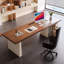 Grande table de bureau en bois massif-189988821
