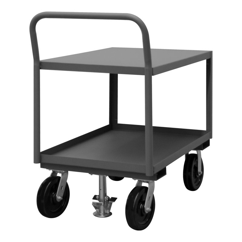 41'' H Utility Cart with Wheels, 41'' H x 51.75'' W x 24.25'' D