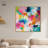 Gossamer Colors Canvas Modern Colorful Print by Art Remedy-107777822-107777831
