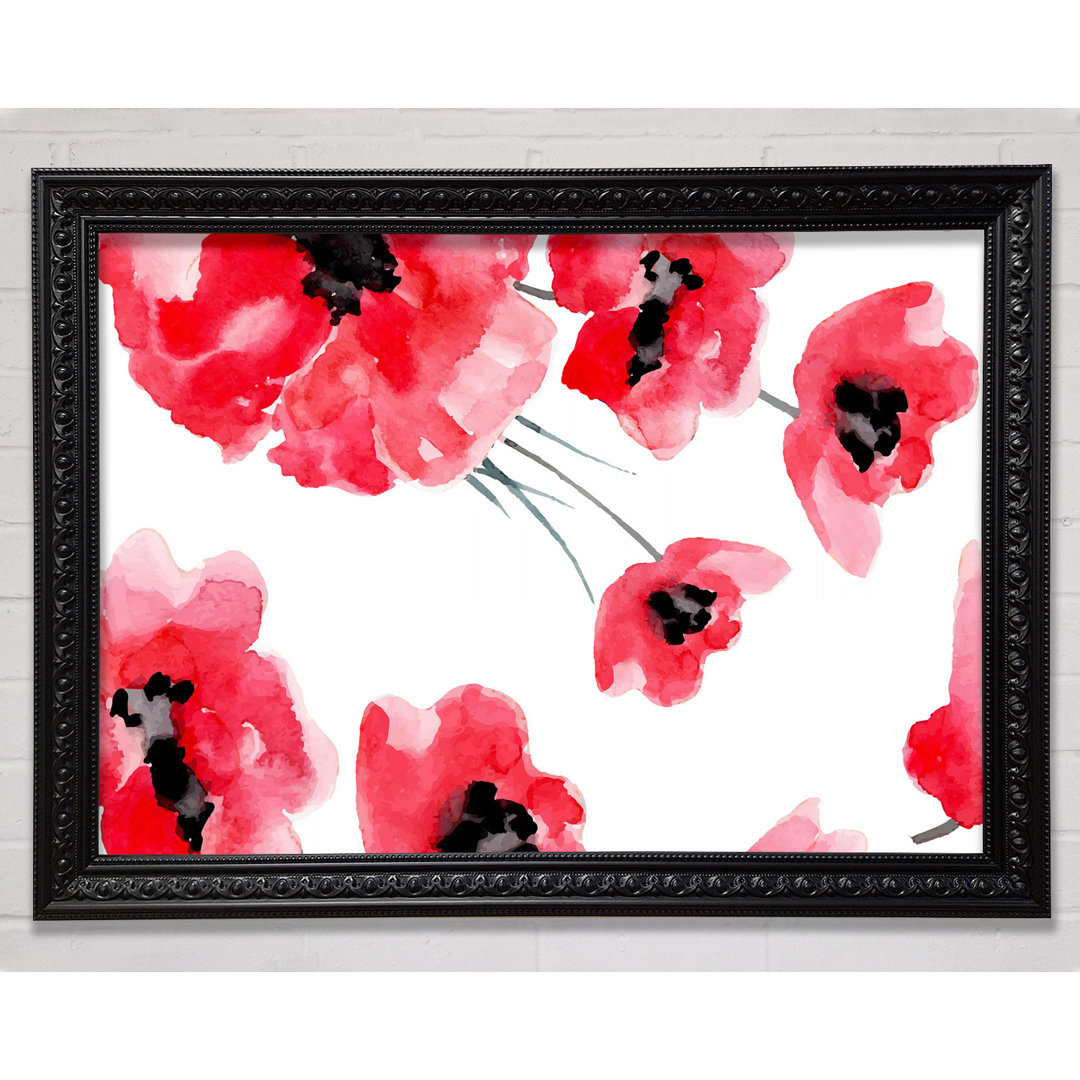 Just Poppies - Einzelne Bilderrahmen Kunstdrucke