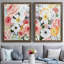 Wildflower Dreams I - Ensemble de 2 peintures sur toile encadrées-663556961-663556974