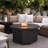 Fernon Octagon Iron Propane Smokeless Fire Pit
