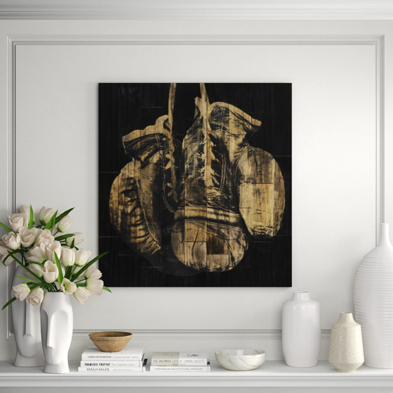 Boxing Gloves Print by Paperplate Inc., Outdoor, 25" H x 24" W